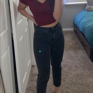 black american eagle jeans